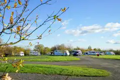 Serviced touring pitches measuring 9m by 5m at Lady Heyes Holiday Park Serviced touring pitches measuring 9m by 5m at Lady Heyes Holiday Park
