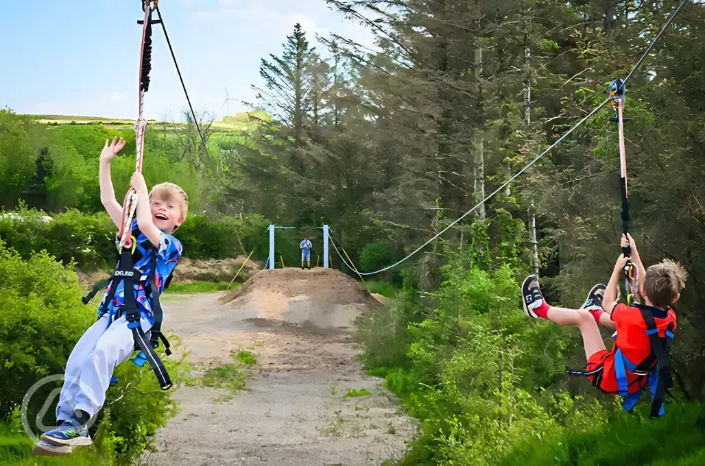Onsite zip wire
