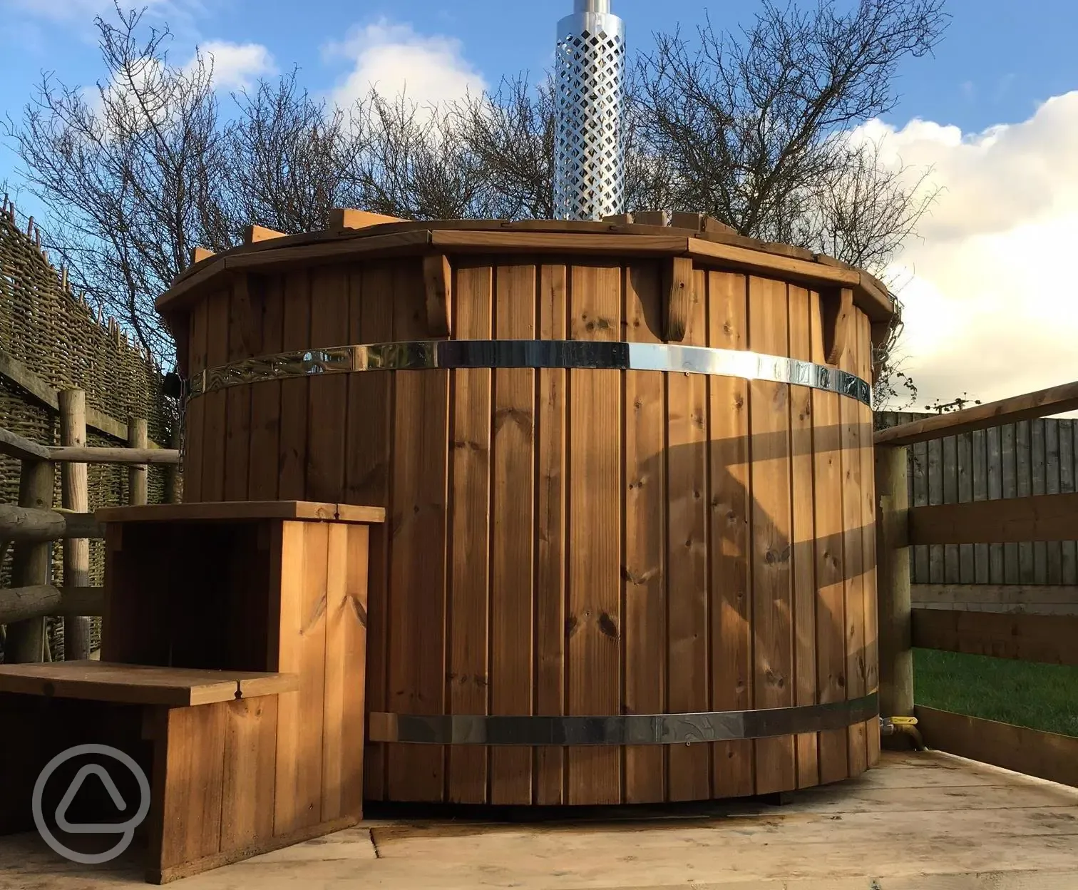 CargoPod optional hot tub