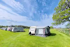 Electric hardstanding pitches with 10 amp hook ups (7m x 7m)