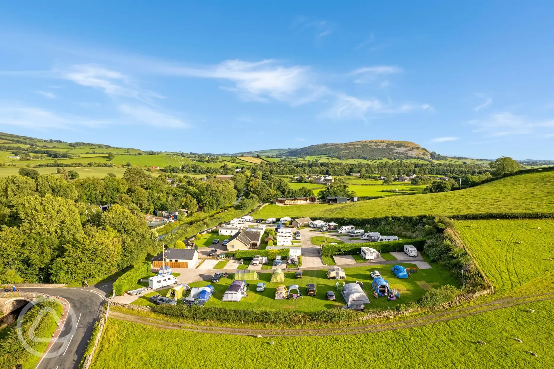 Whole site overview (including Little Acre Camping)