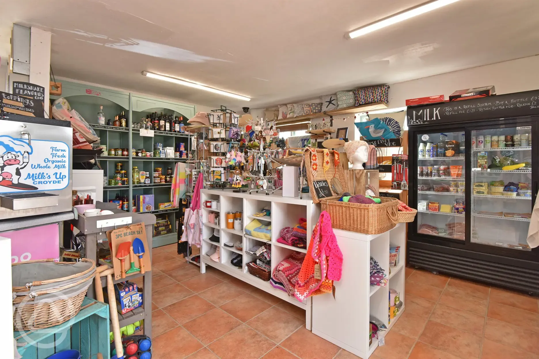Onsite shop and takeaway 