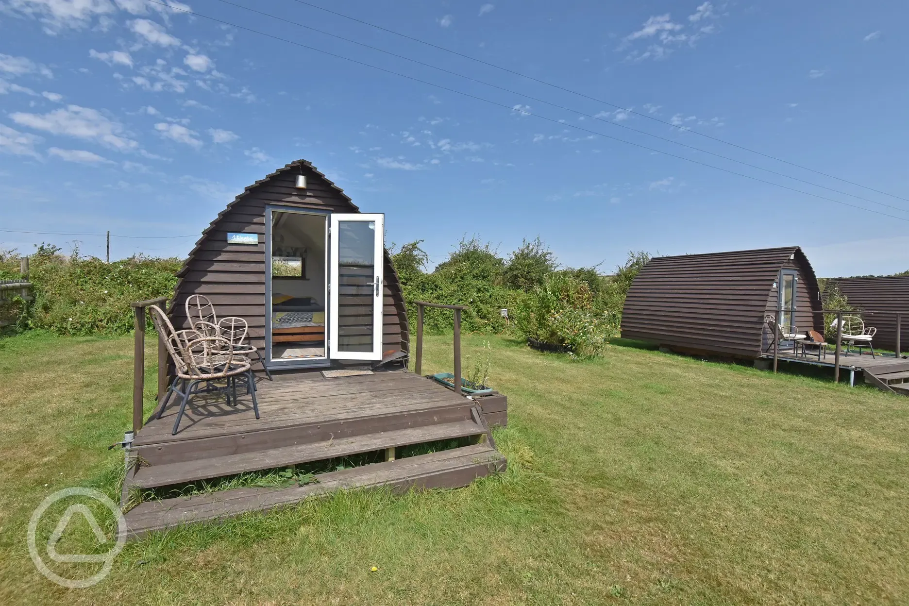 Atlantic, Pacific and Southern glamping pods 