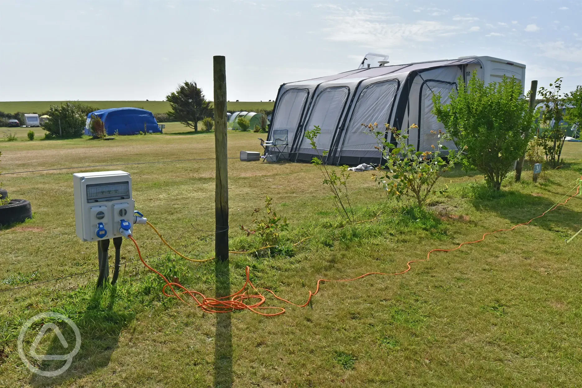 Electric grass pitches 