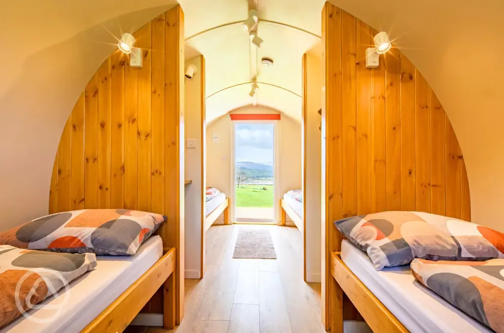 Camping pod interior (four person)