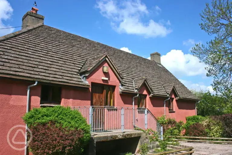 Bunkhouse exterior at Llangorse Multi Activity Centre