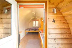 Camping pod interior (three person) Camping pod interior (three person)