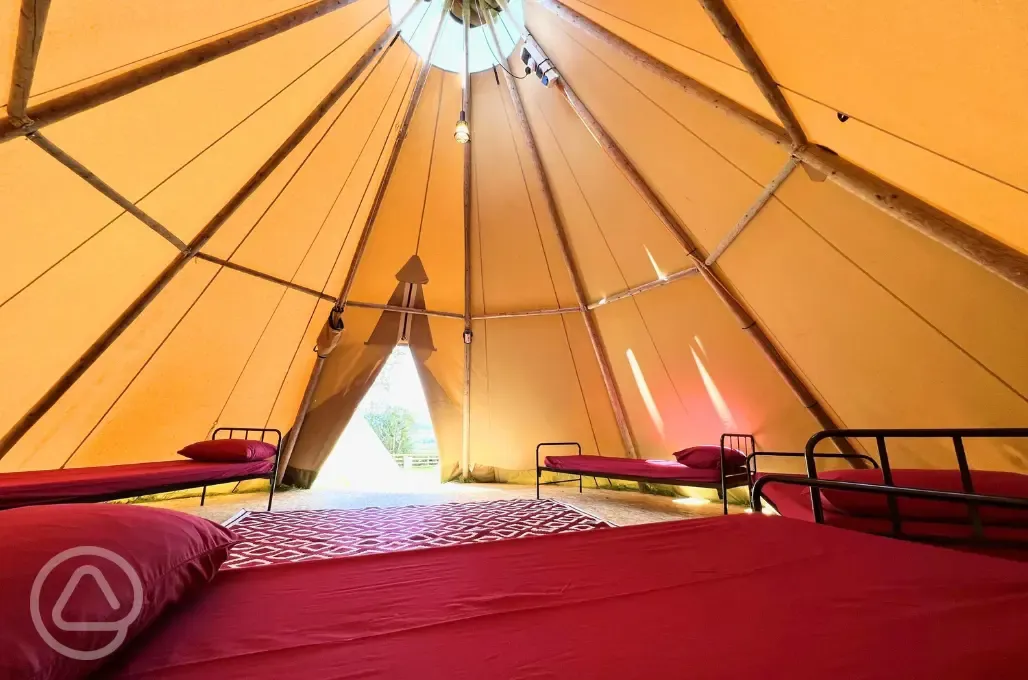 Giant Tipis interior