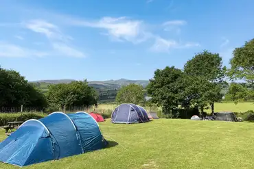 Non electric grass pitches at Llangorse Multi Activity Centre