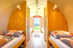 Camping pod interior (four person) Camping pod interior (four person)