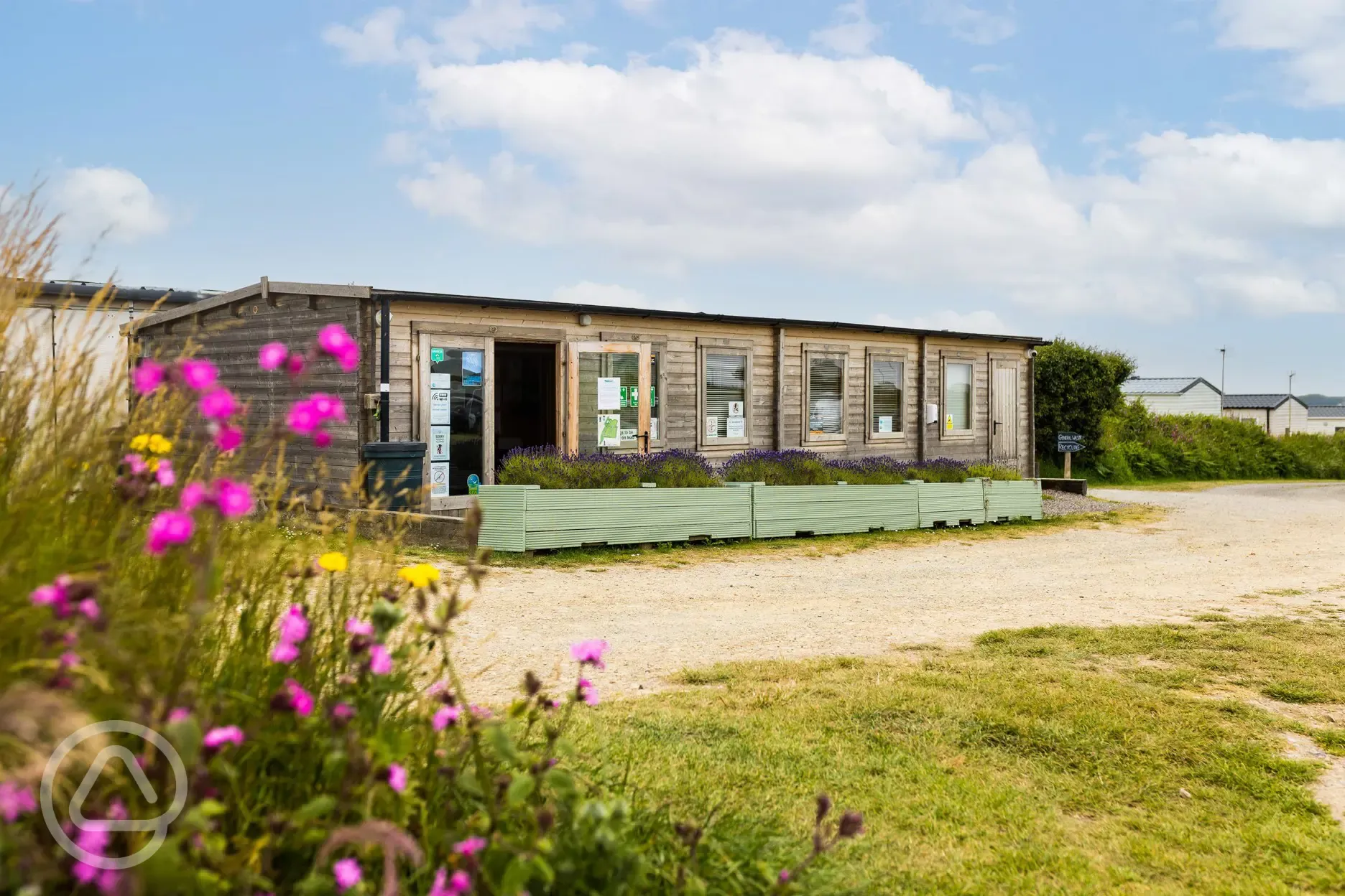 Information hut with local maps, books, and leaflets (open 24/7)