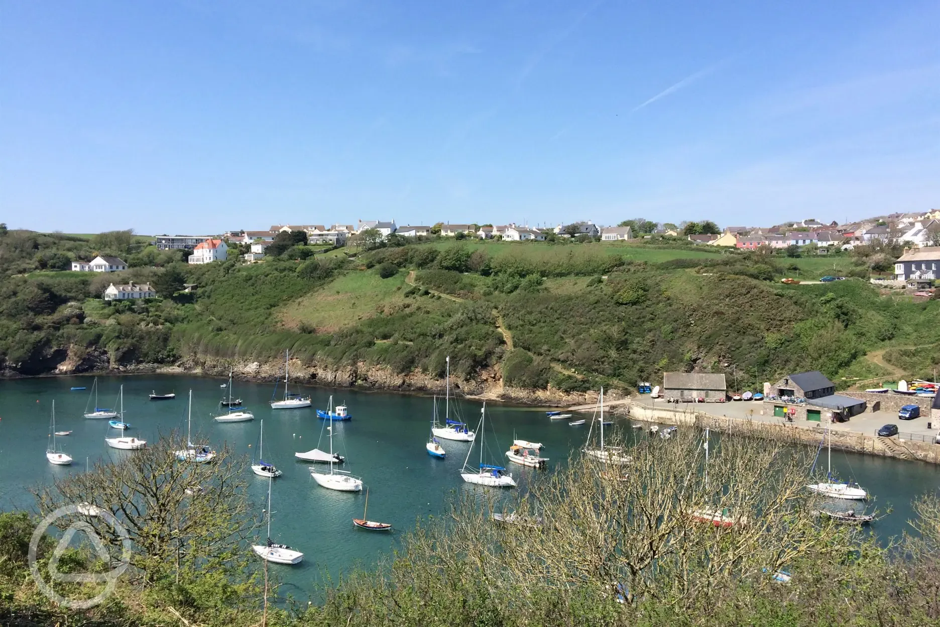 Nearby Solva harbour 