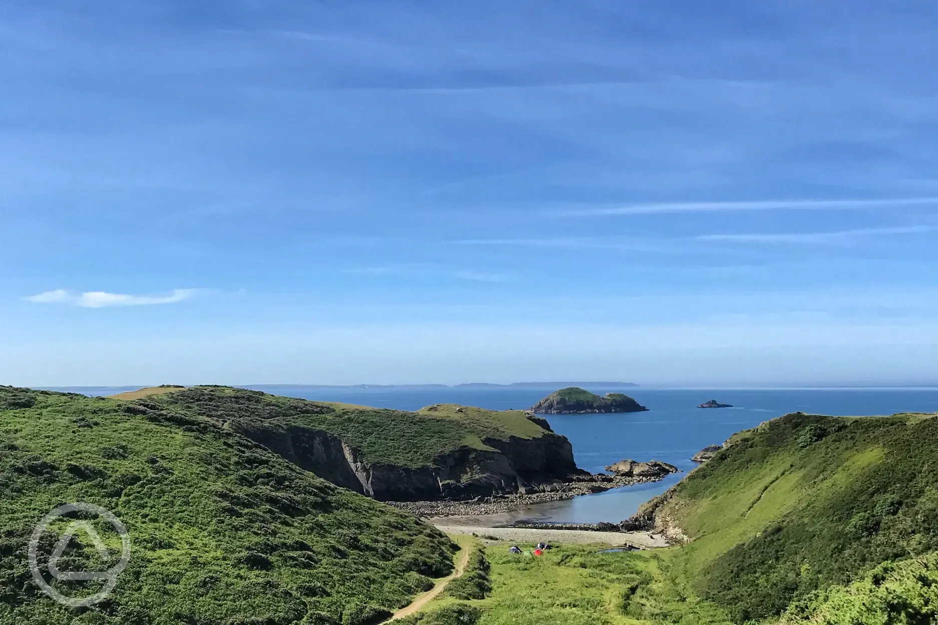 Gwadn Beach Solva (five minute drive away)