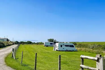 Electric grass pitches with sea views