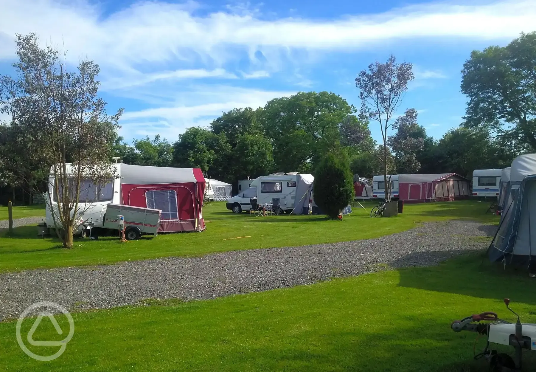 Touring at Llwyn Ffynnon Caravan Park