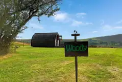 Woody glamping pod