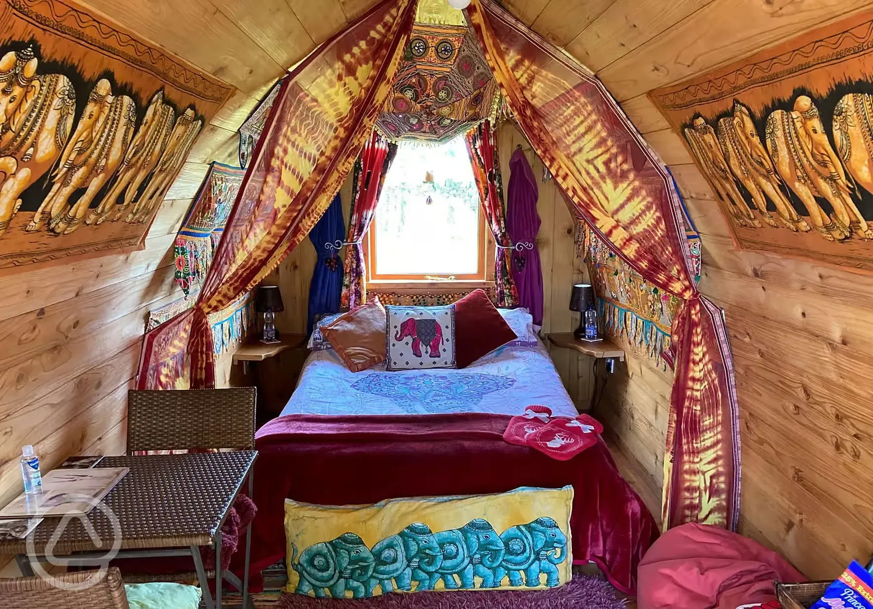 Willow glamping pod interior