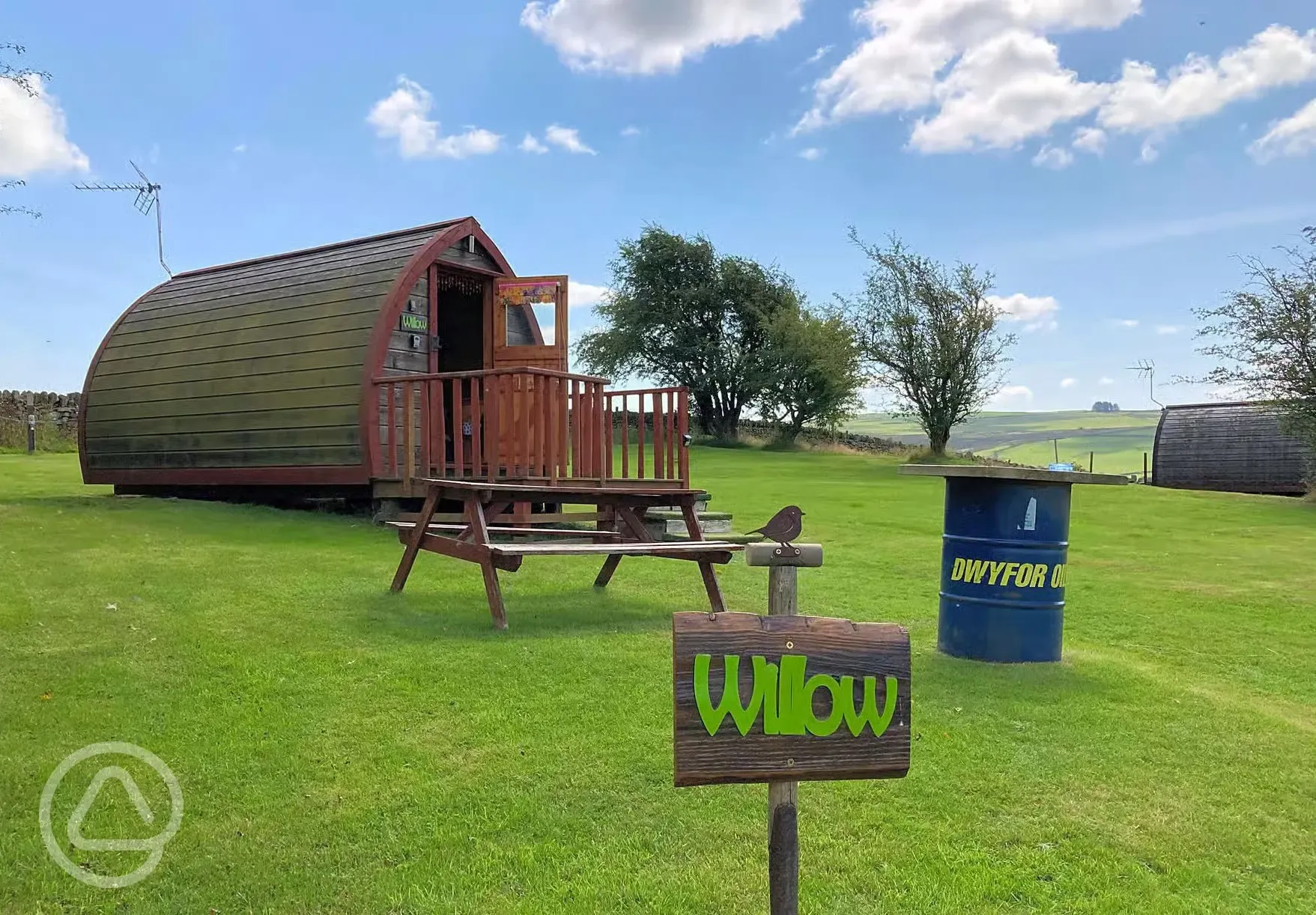 Willow camping pod