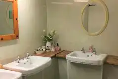 Sinks in the toilets