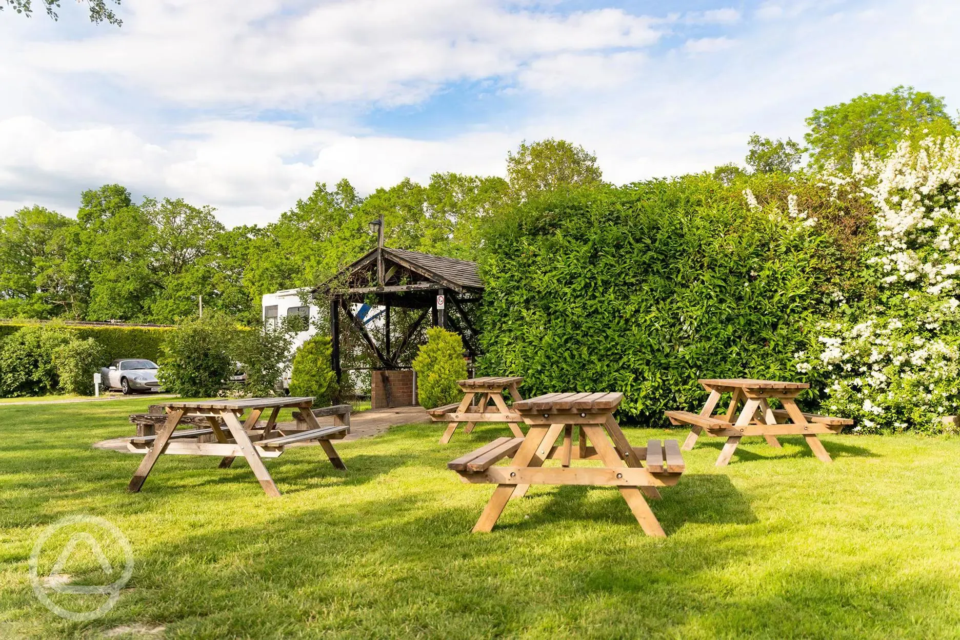 Picnic tables