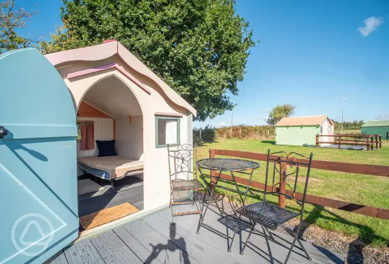Eco pods exterior
