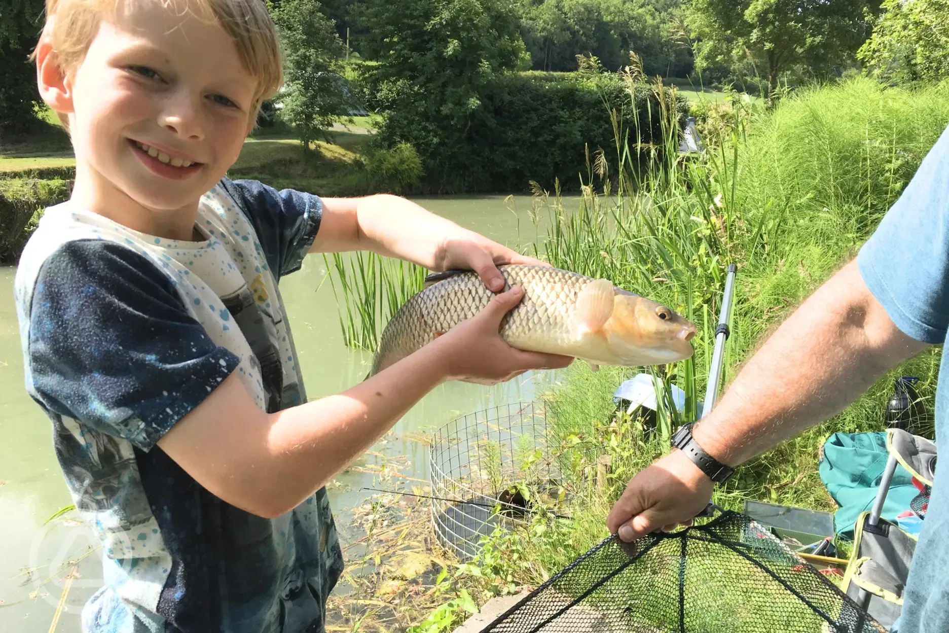 Fishing pools exclusively for campers and glampers Fishing pools exclusively for campers and glampers