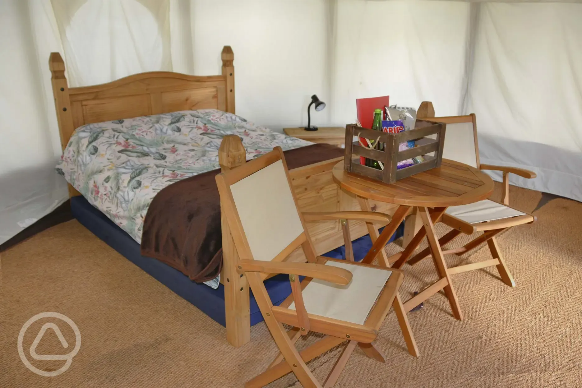 Yurt interior