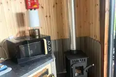 Ape Dale View cabin with a log burner Ape Dale View cabin with a log burner