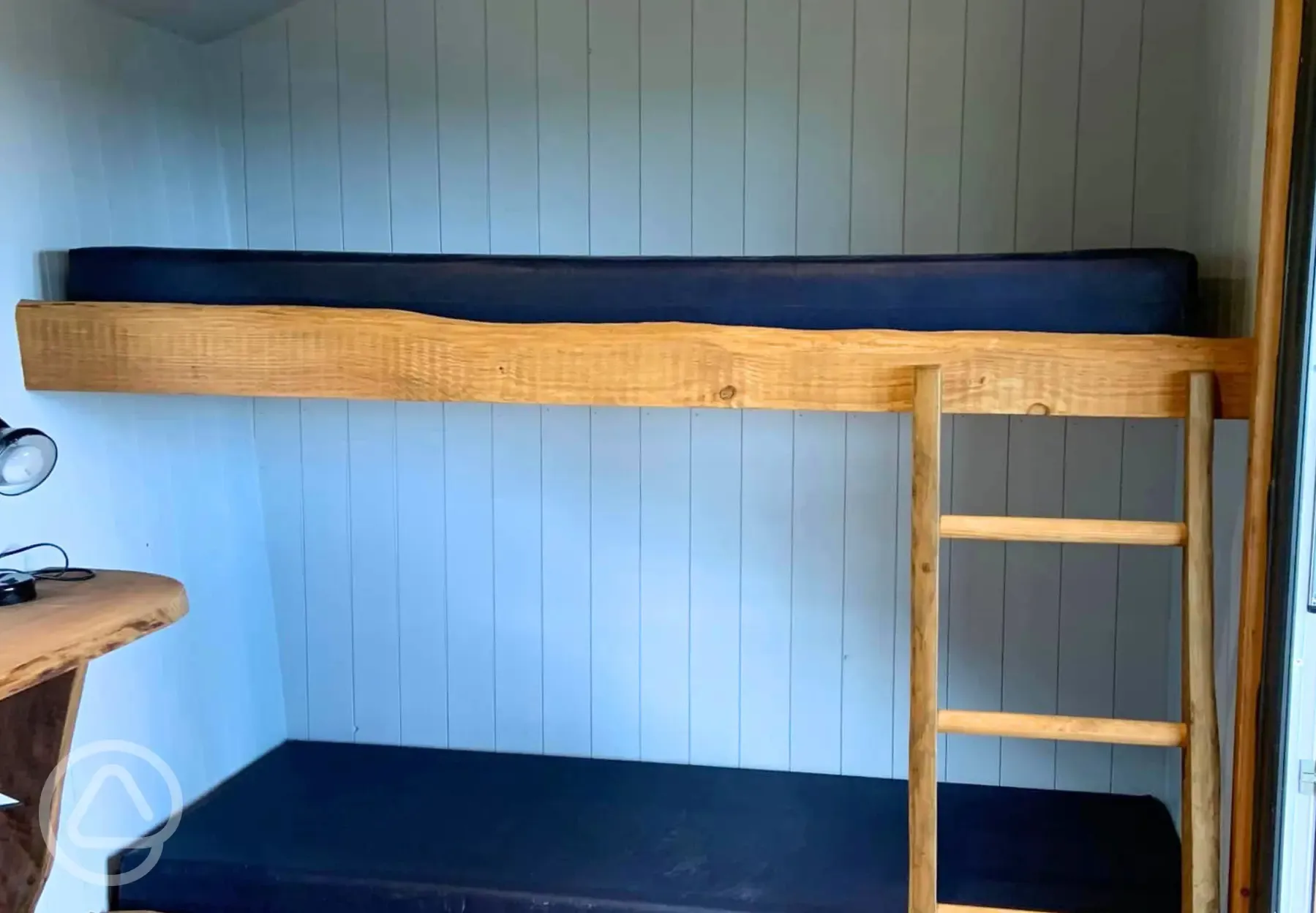 Moonshine and Sundown with a bunk bed (bedding not included but can be hired) Moonshine and Sundown with a bunk bed (bedding not included but can be hired)