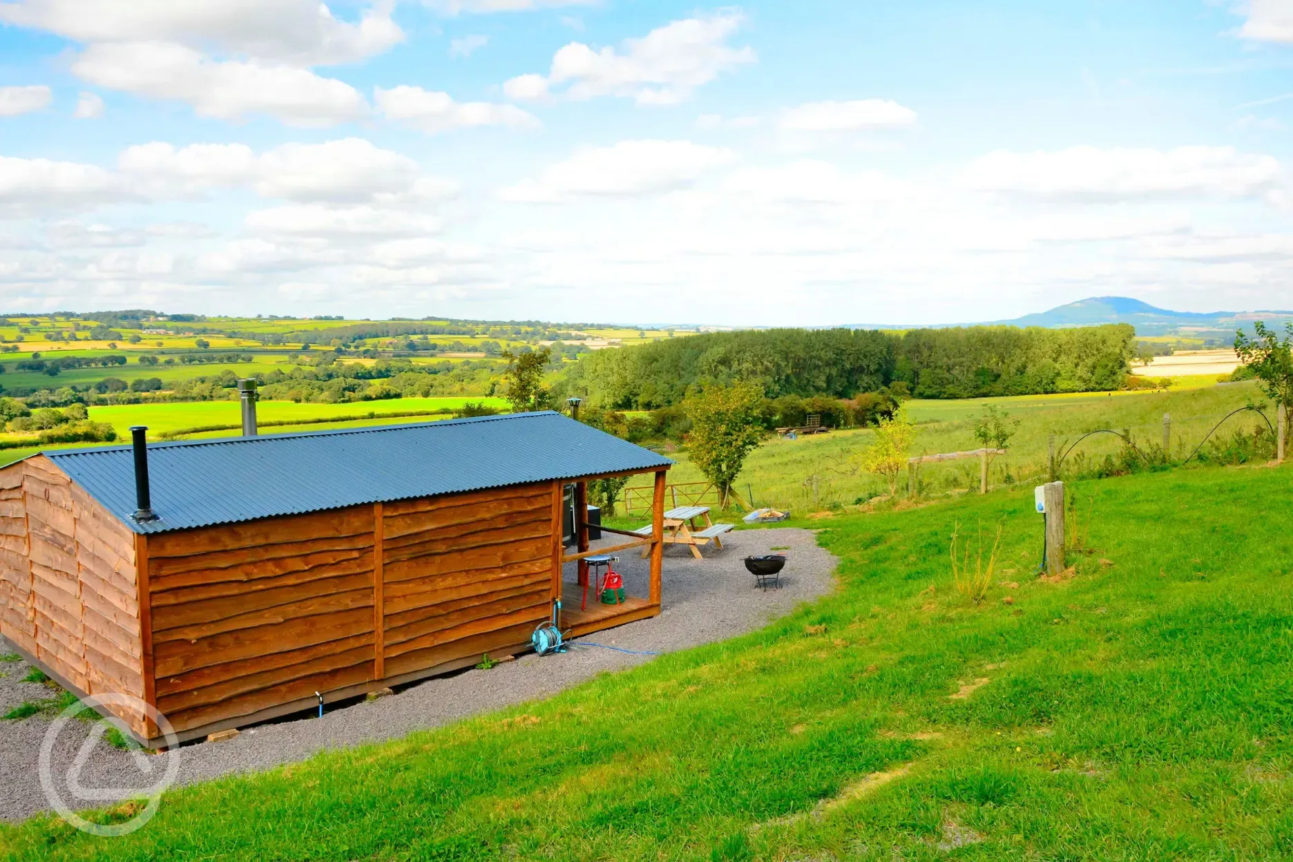 Caradoc Lodge with countryside views Caradoc Lodge with countryside views