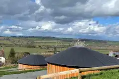 Roundhouses with countryside views Roundhouses with countryside views