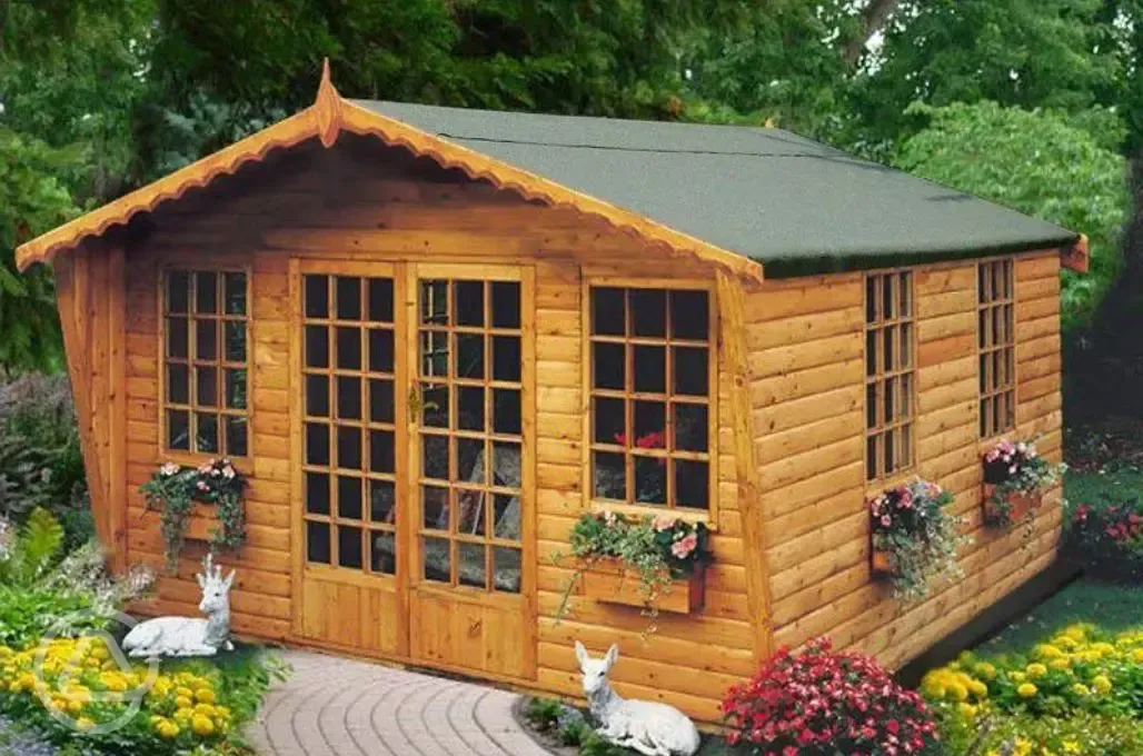 Wooden lodge