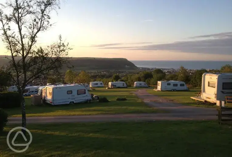 Pitches at Manor Farm Caravan and Camping Site