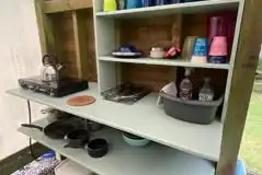 Yurt fully equipped camp kitchen