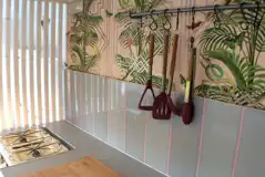 Vintage caravan kitchen