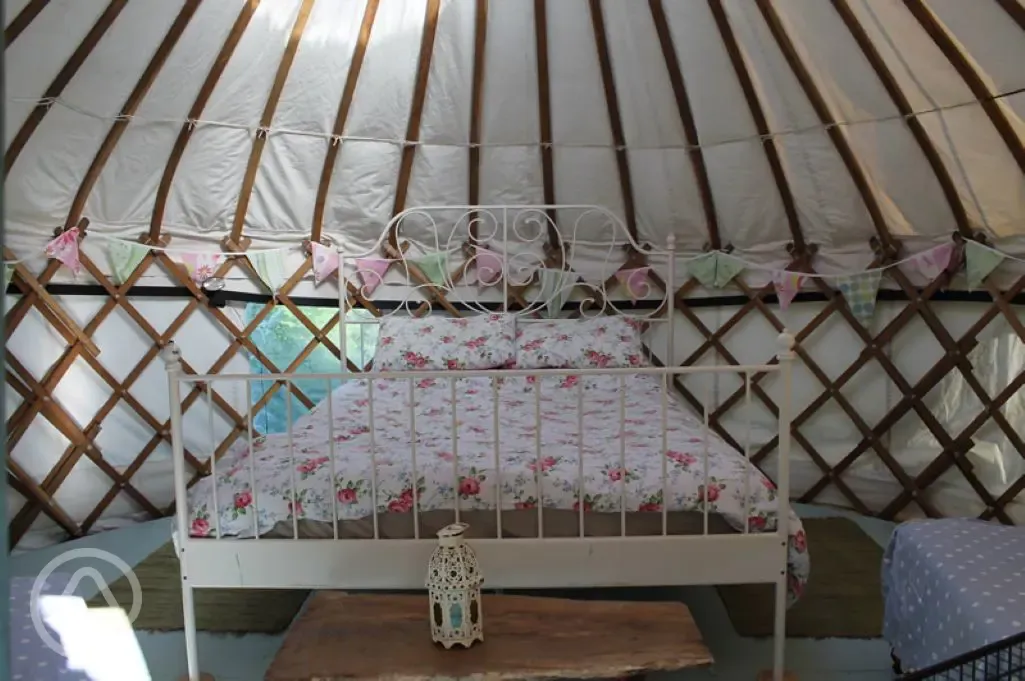 Yurt interior