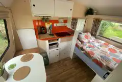 Vintage Bubble caravan interior