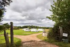Lower meadow grass pitches with optional electric