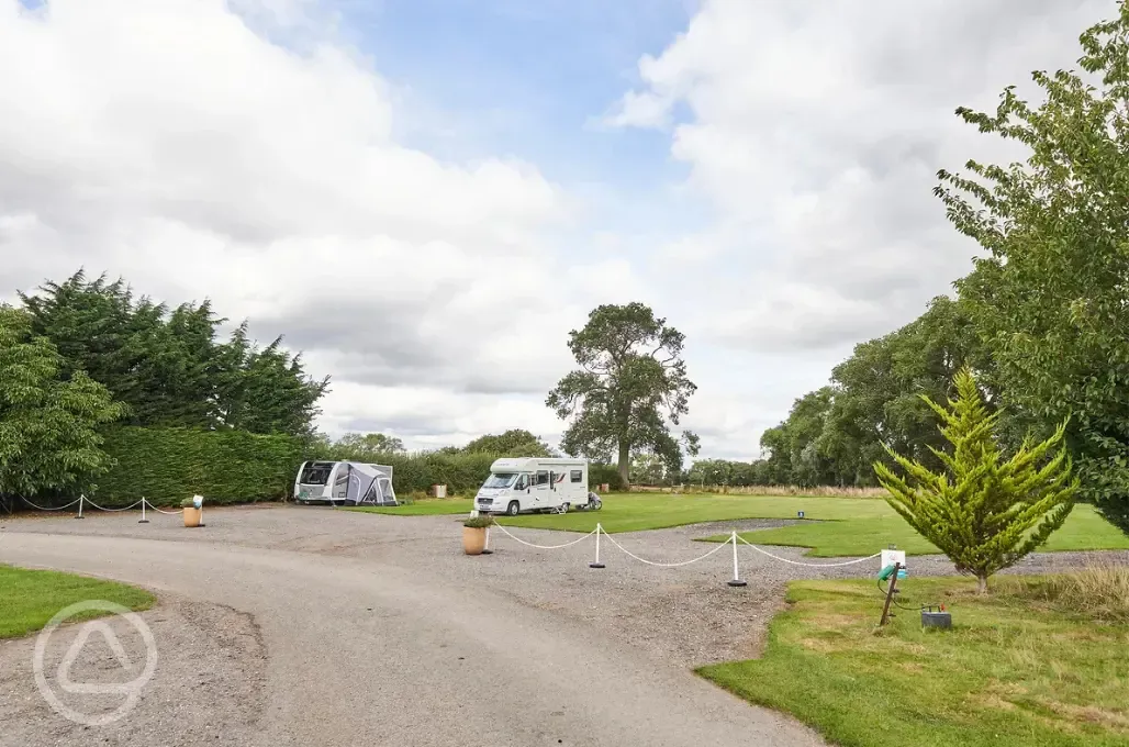 CAMC hardstanding pitches optional electric CAMC hardstanding pitches optional electric