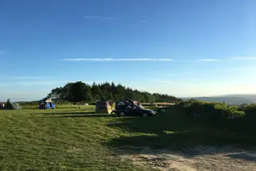 Tent camping pitches