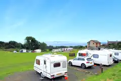 Fully serviced 8m x 10m pitches with electric, water and grey waste