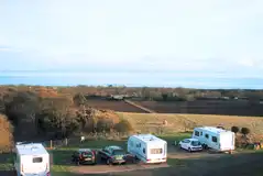 Fully serviced 8m x 10m pitches with electric, water and grey waste