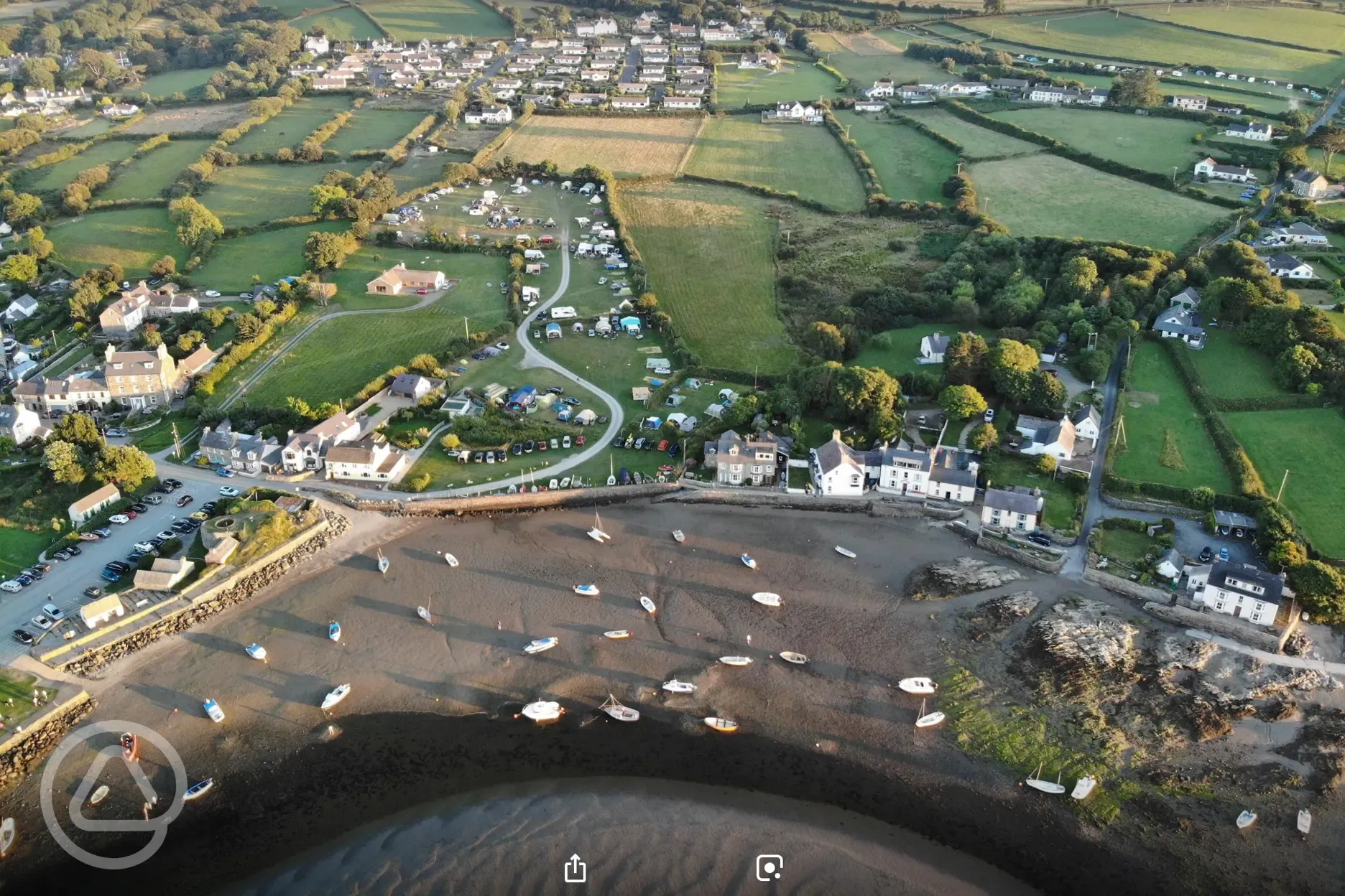 Morawelon Camping and Caravanning aerial view August 2018