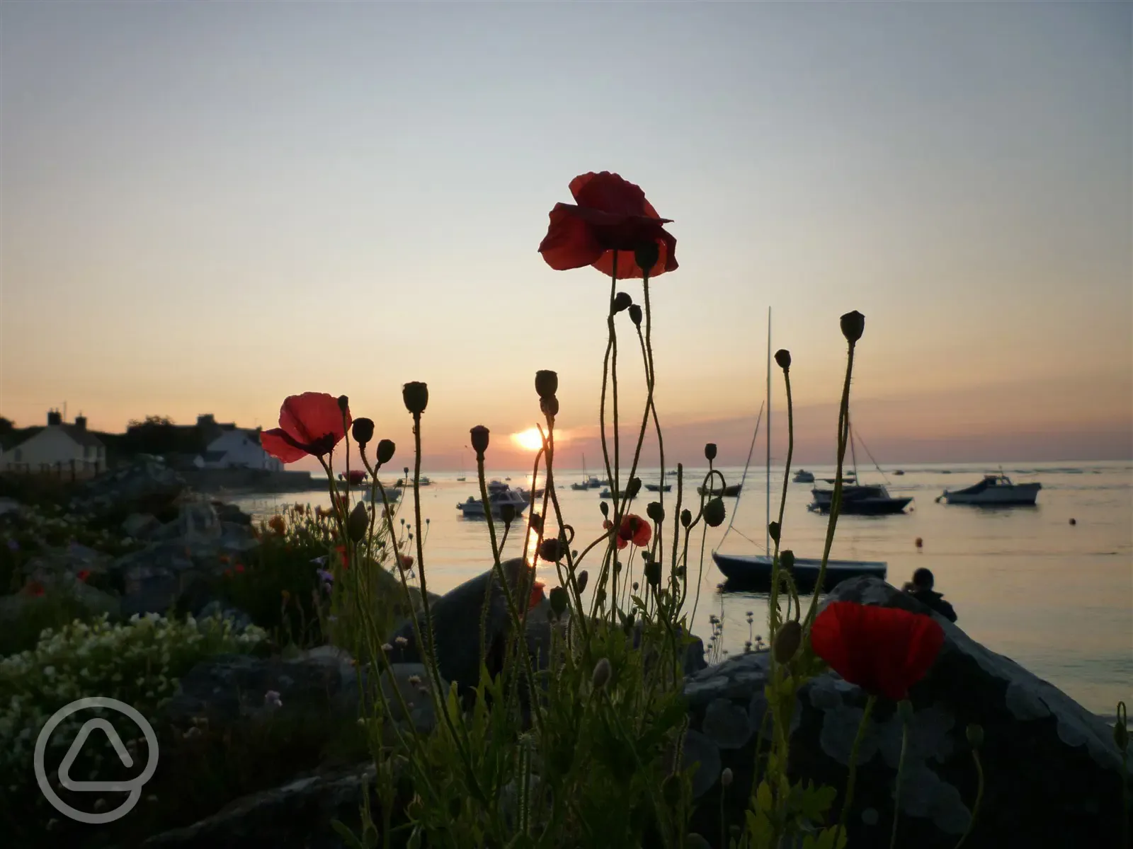 Sunset from the quay wall at Morawelon.