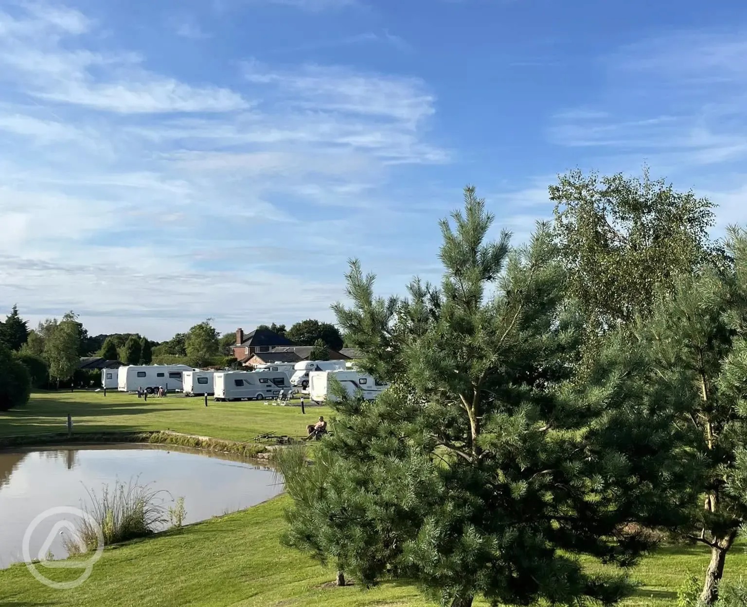 Fully serviced hardstanding pitches