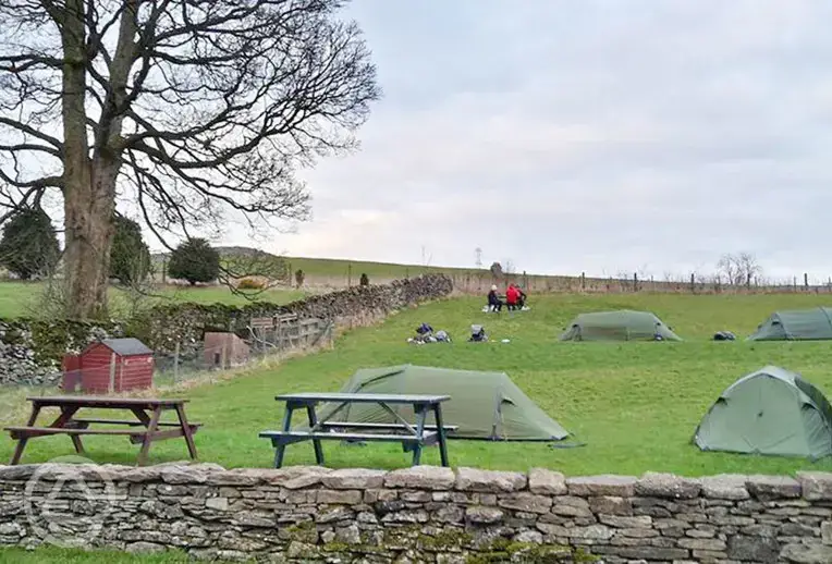 Tent camping at New Ing Lodge