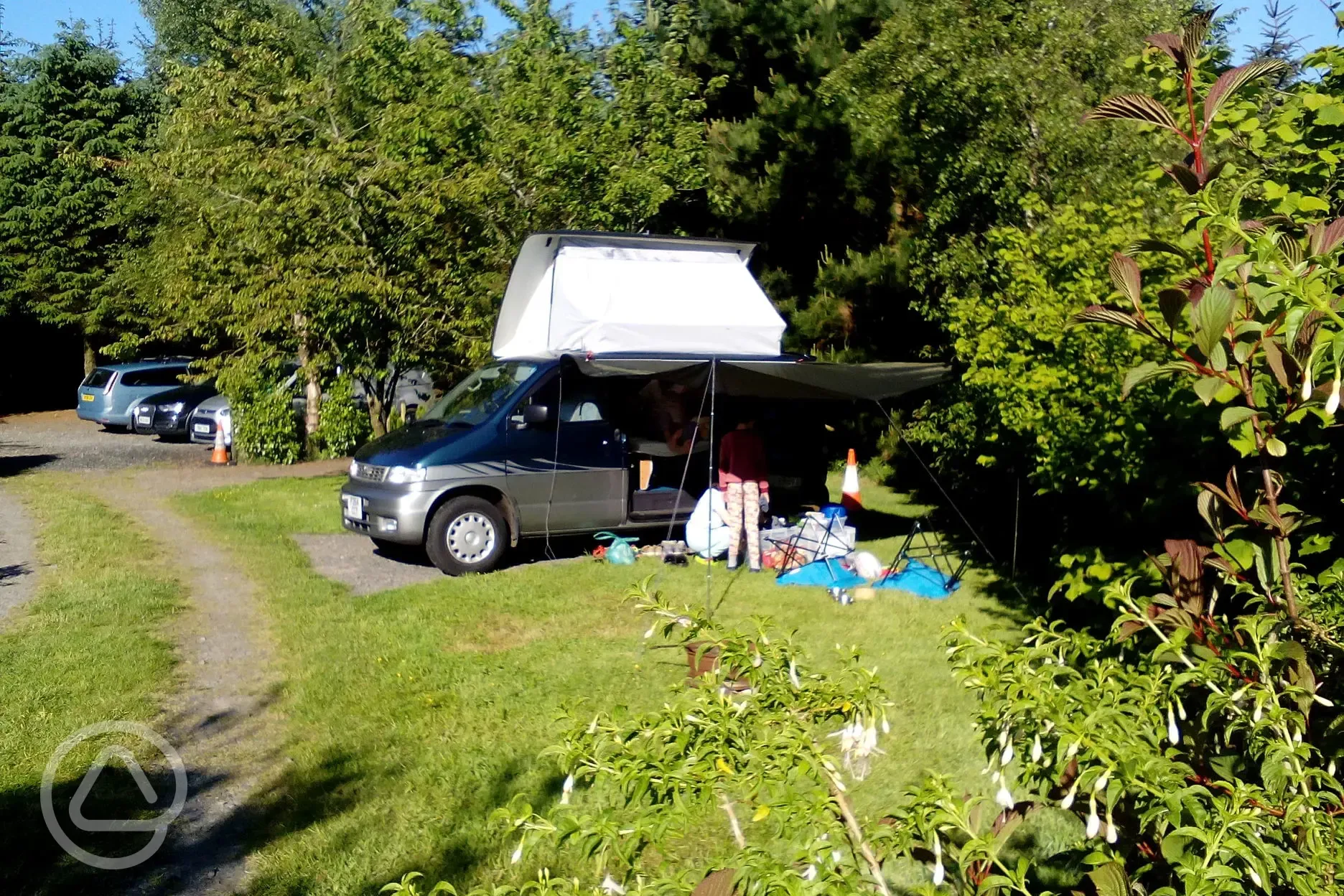 One of 3 campervan pitches