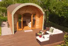 Ensuite glamping pod