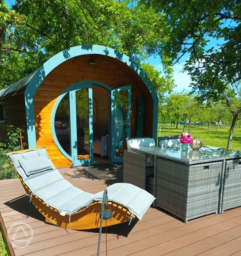 Ensuite glamping pod