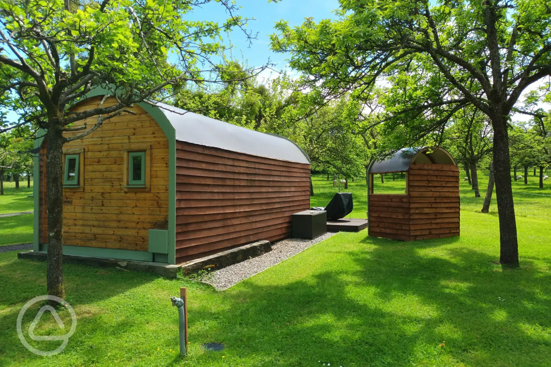 Ensuite glamping pod